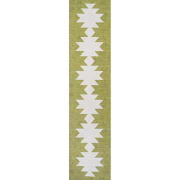 Chayton Minimalist Geometric Machine-washable Area Rug